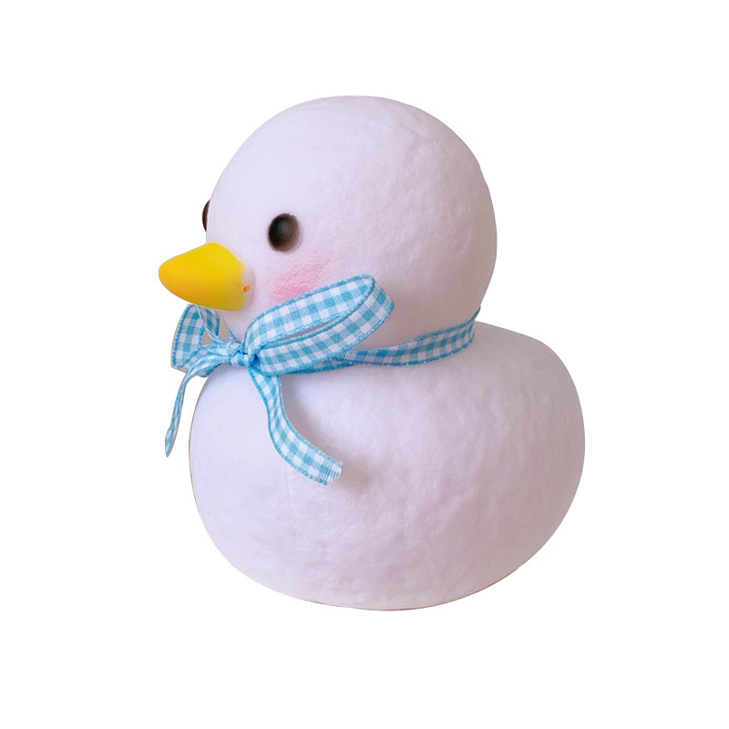 Popular Led Vinyl Small Night Lamp Duck Cartoon Ins Creative Night Market Stall Supply Night Market Children&#039;s Luminous Toys