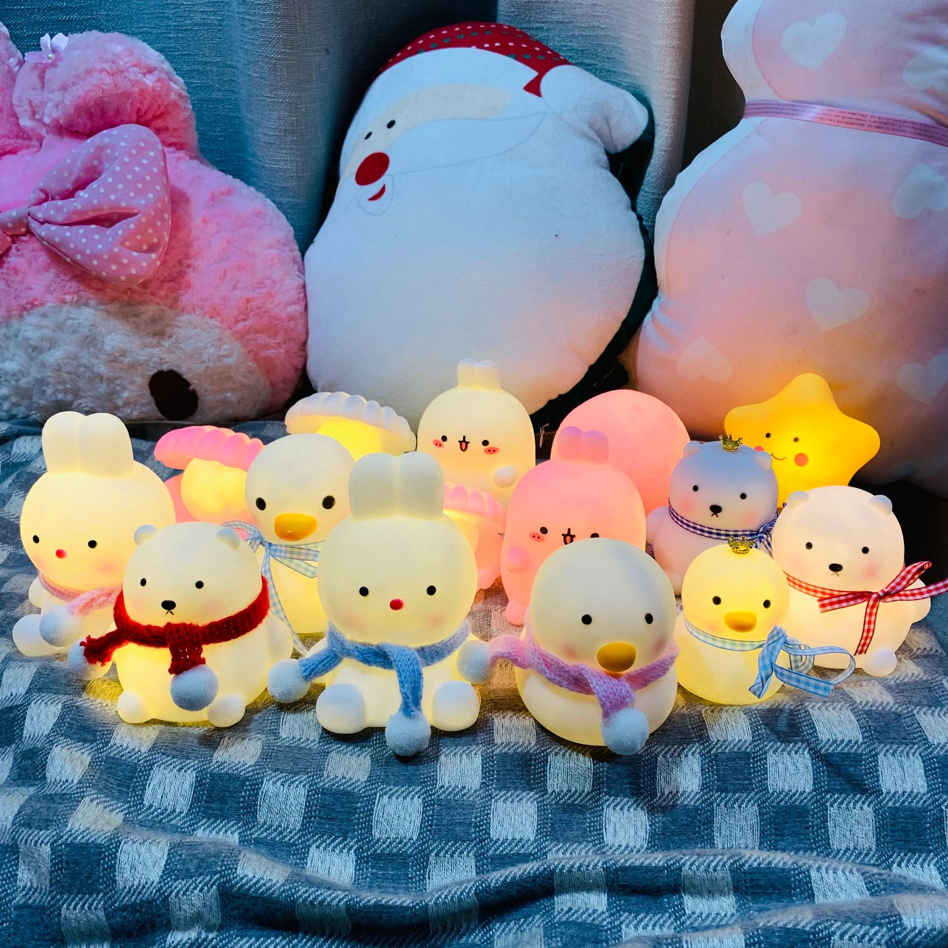 Popular Led Vinyl Small Night Lamp Duck Cartoon Ins Creative Night Market Stall Supply Night Market Children's Luminous Toys Popular Led Vinyl Small Night Lamp Duck Cartoon Ins Creative Night Market Stall Supply Night Market Children's Luminous Toys