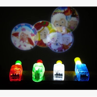 Cartoon Finger Projection Lamp Finger Lights Ring Light Led Stall Hot Sale Children&#039;s Luminous Toys