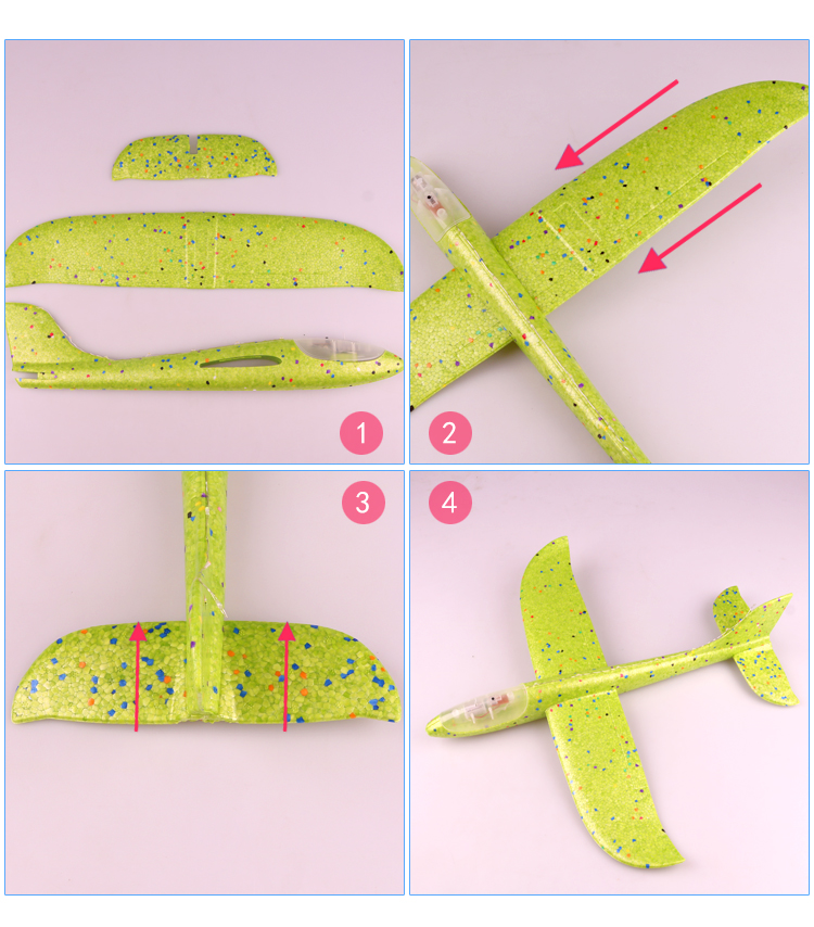 2020 Internet Celebrity Night Market Luminous Toys Children Hand Throwing Foam Plane Outdoor Stall Toys with Lights Wholesale 2020 Internet Celebrity Night Market Luminous Toys Children Hand Throwing Foam Plane Outdoor Stall Toys with Lights Wholesale