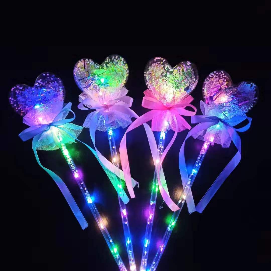 New Bounce Ball Magic Wand Magic Wand Children&#039;s Luminous Toys Magic Wand Stall Toy Magic Wand Bounce Ball