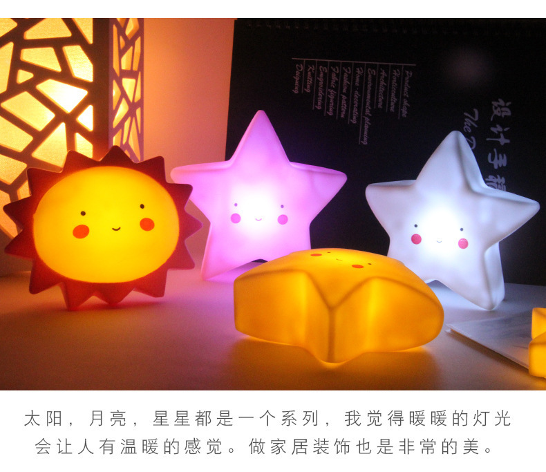 Cartoon Ins Popular Bedroom Bedside Small Night Lamp Vinyl Children's Stall Luminous Toys Christmas Gift Wholesale Cartoon Ins Popular Bedroom Bedside Small Night Lamp Vinyl Children's Stall Luminous Toys Christmas Gift Wholesale