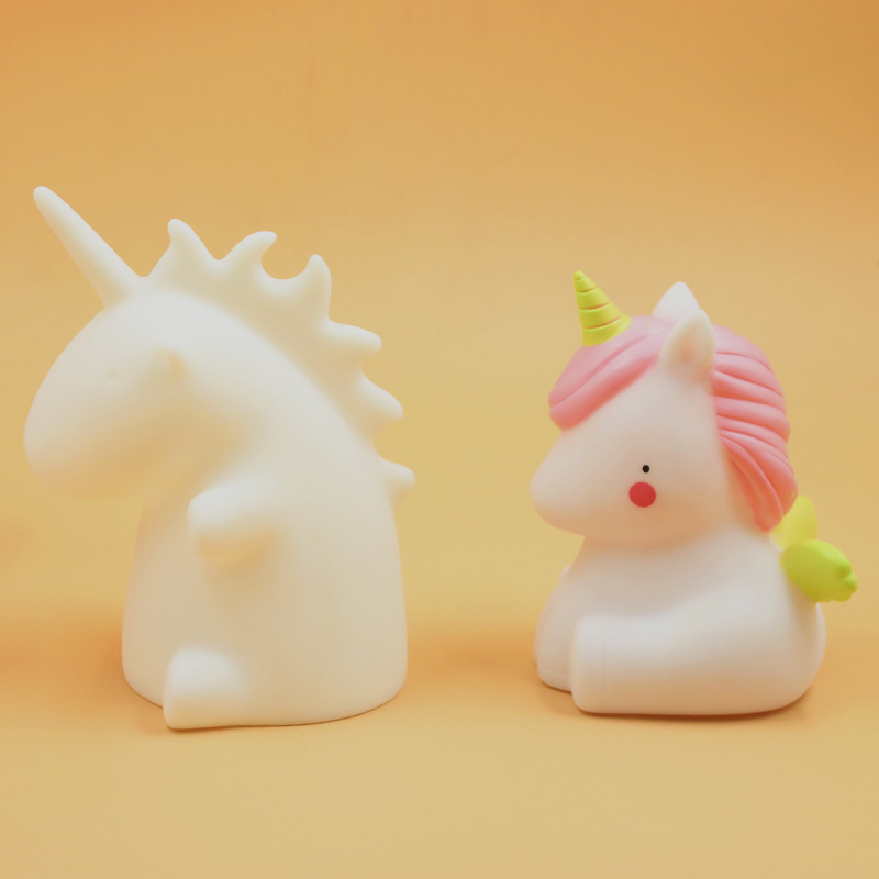 INS New Unicorn Night Light Tyrannosaurus Rex Children&#039;s Luminous Toys Bedroom Wake-up Light Dinosaur Series