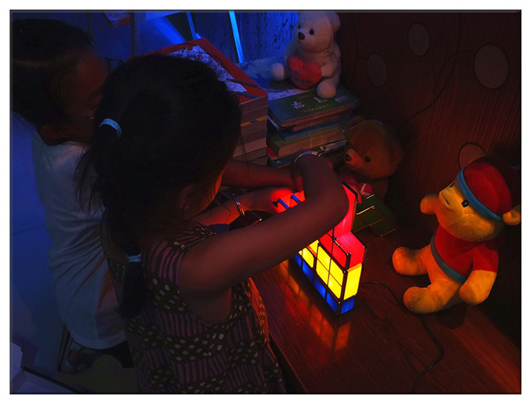 Tetris Led Colorful Children's DIY Creative Small Night Lamp Christmas Gift New Exotic Luminous Toys Tetris Led Colorful Children's DIY Creative Small Night Lamp Christmas Gift New Exotic Luminous Toys