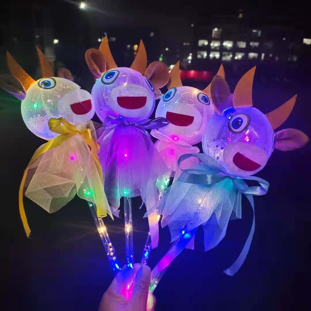 New Flash Magic Wand Children's Luminous Toys Stall Drainage Bounce Ball Star Sky Ball Cartoon Magic Stick Props New Flash Magic Wand Children's Luminous Toys Stall Drainage Bounce Ball Star Sky Ball Cartoon Magic Stick Props