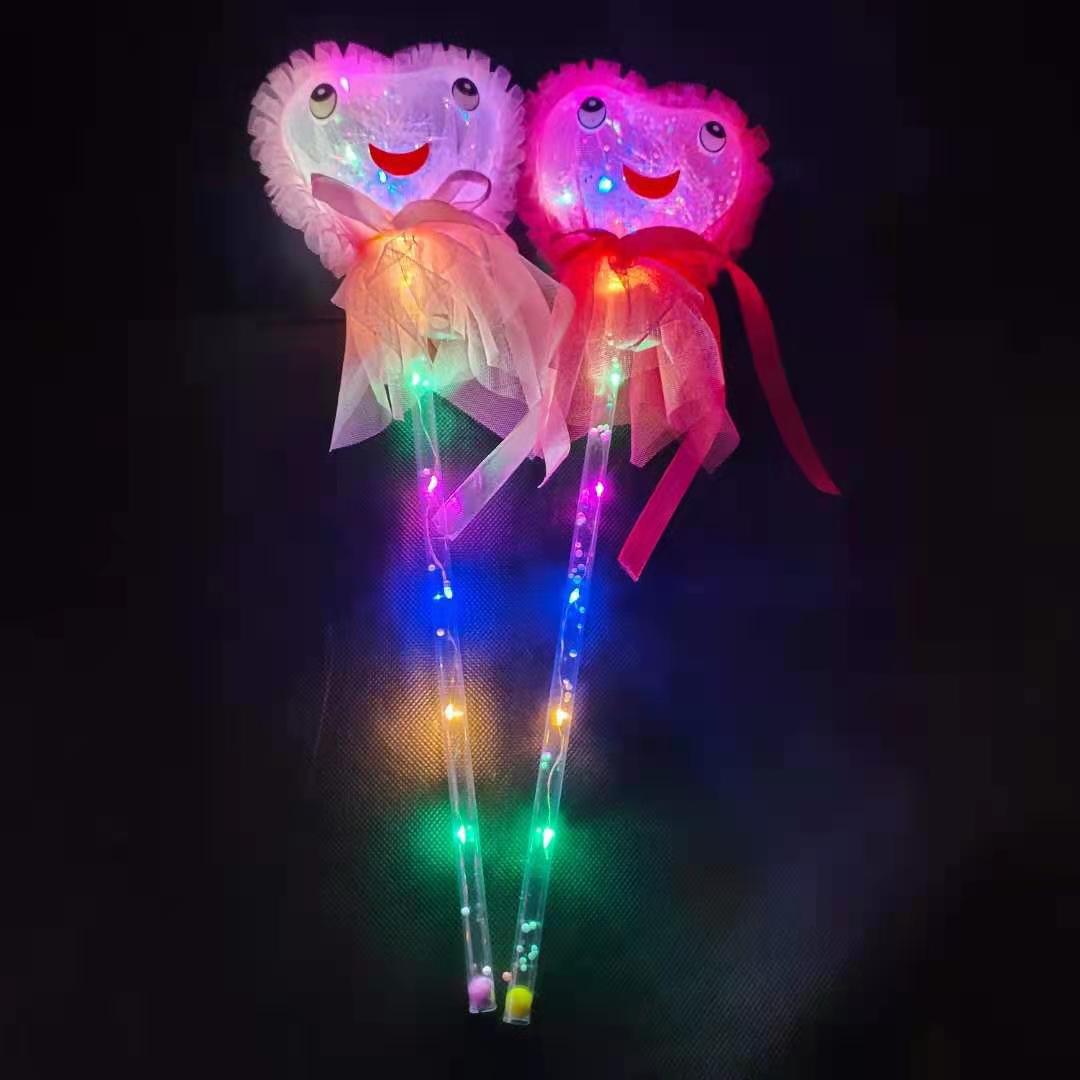 New Flash Magic Wand Children's Luminous Toys Stall Drainage Bounce Ball Star Sky Ball Cartoon Magic Stick Props New Flash Magic Wand Children's Luminous Toys Stall Drainage Bounce Ball Star Sky Ball Cartoon Magic Stick Props