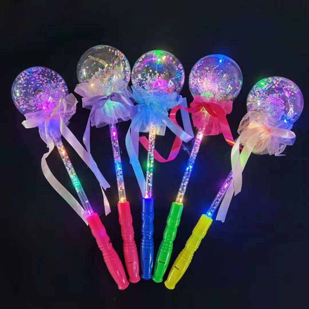 New Flash Magic Wand Children's Luminous Toys Stall Drainage Bounce Ball Star Sky Ball Cartoon Magic Stick Props New Flash Magic Wand Children's Luminous Toys Stall Drainage Bounce Ball Star Sky Ball Cartoon Magic Stick Props