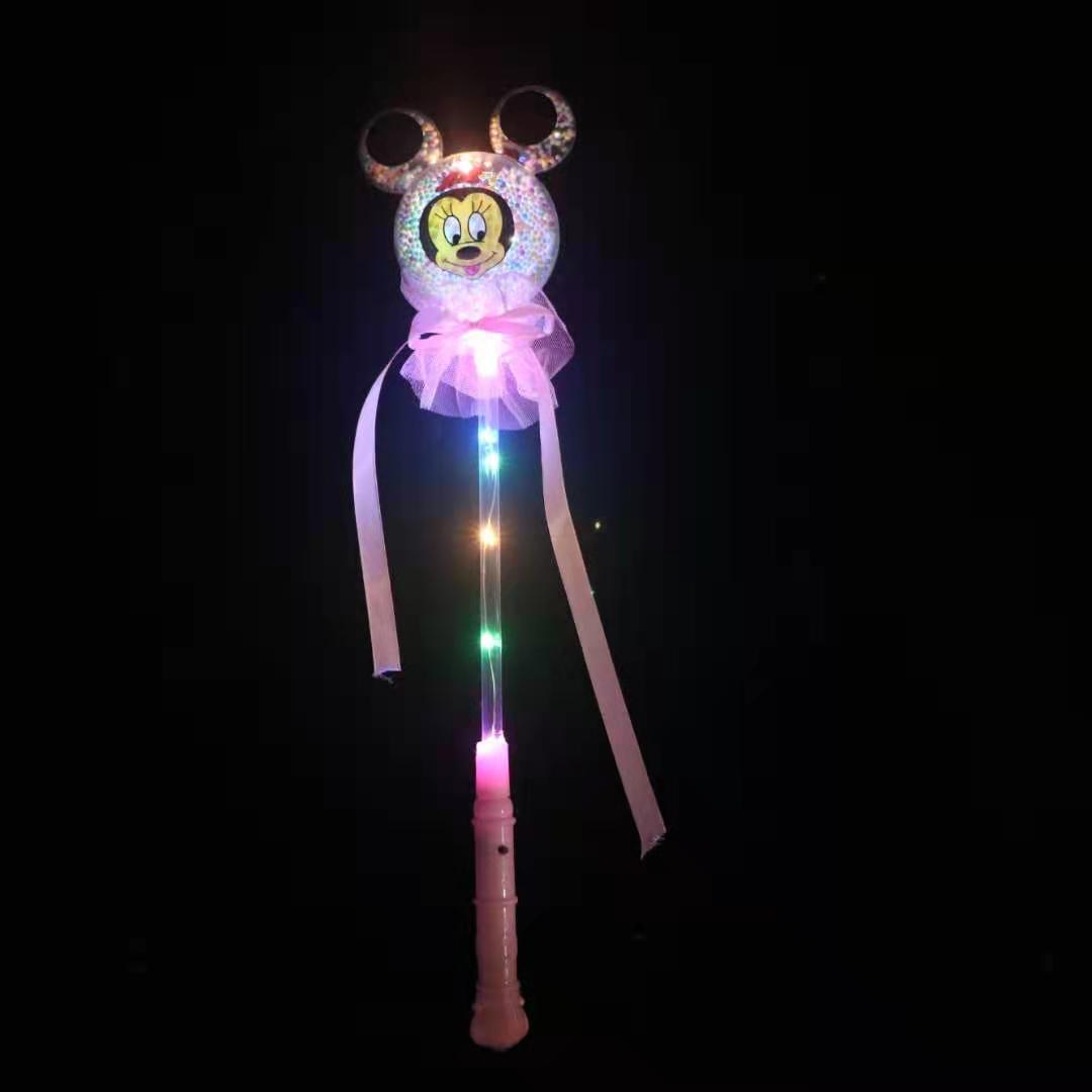 New Flash Magic Wand Children's Luminous Toys Stall Drainage Bounce Ball Star Sky Ball Cartoon Magic Stick Props New Flash Magic Wand Children's Luminous Toys Stall Drainage Bounce Ball Star Sky Ball Cartoon Magic Stick Props