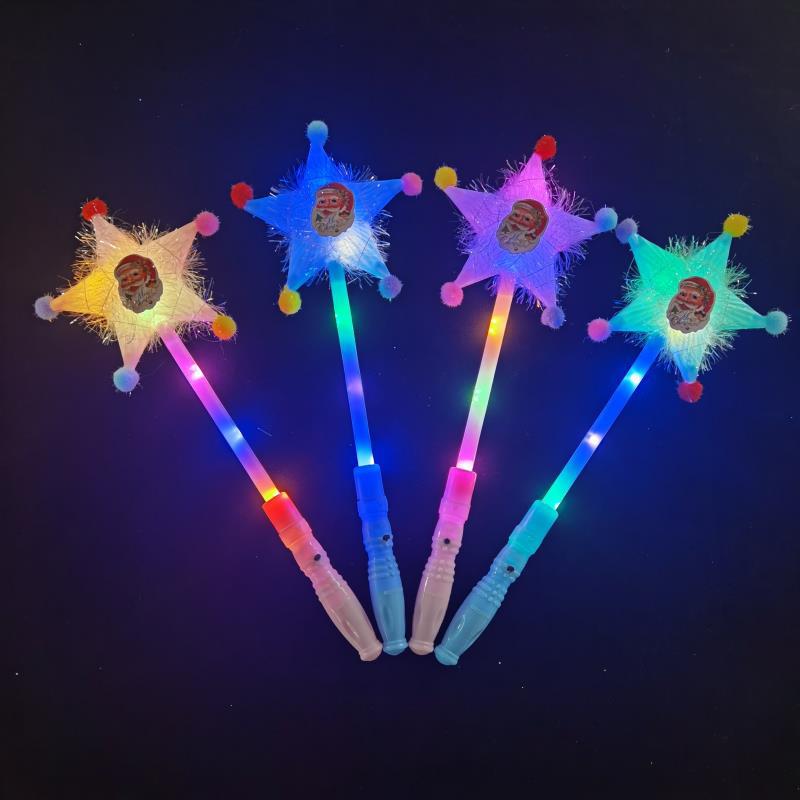New Flash Magic Wand Children's Luminous Toys Stall Drainage Bounce Ball Star Sky Ball Cartoon Magic Stick Props New Flash Magic Wand Children's Luminous Toys Stall Drainage Bounce Ball Star Sky Ball Cartoon Magic Stick Props