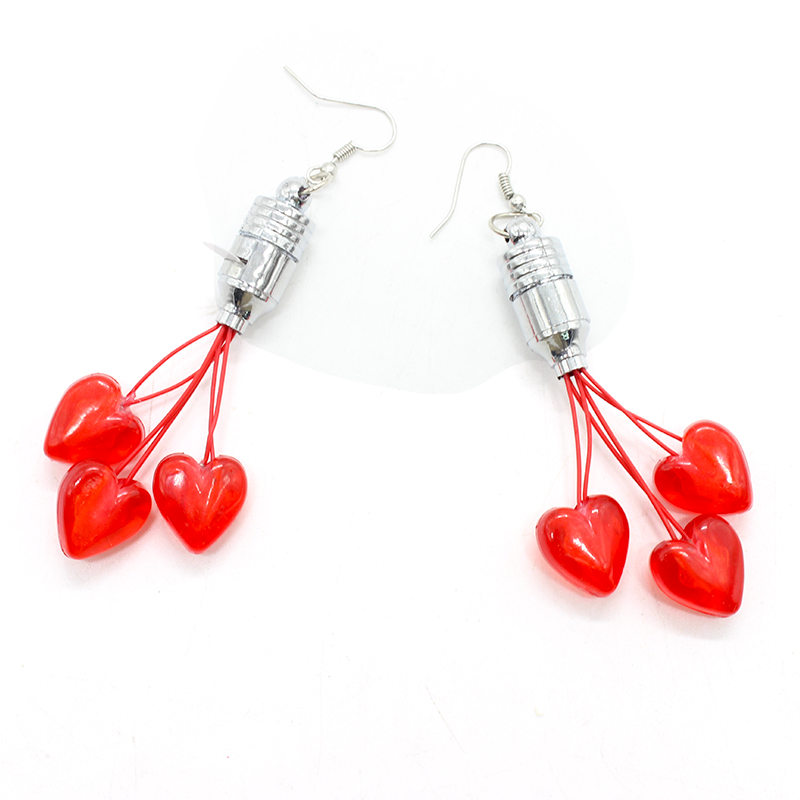 ZD Shiny Ear Stud Luminous Toys Cheering Props Party Supplies Factory Direct Sales Foreign Trade Popular Style Heart-Shaped LED ZD Shiny Ear Stud Luminous Toys Cheering Props Party Supplies Factory Direct Sales Foreign Trade Popular Style Heart-Shaped LED
