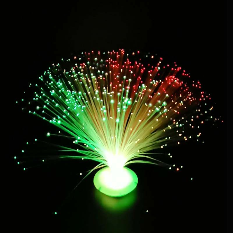 Wholesale Led Colorful Color Changing Optical Fiber Lamp Optic Fiber Flower Stall Night Market Toys Children&#039;s Luminous Toys Electronic Products