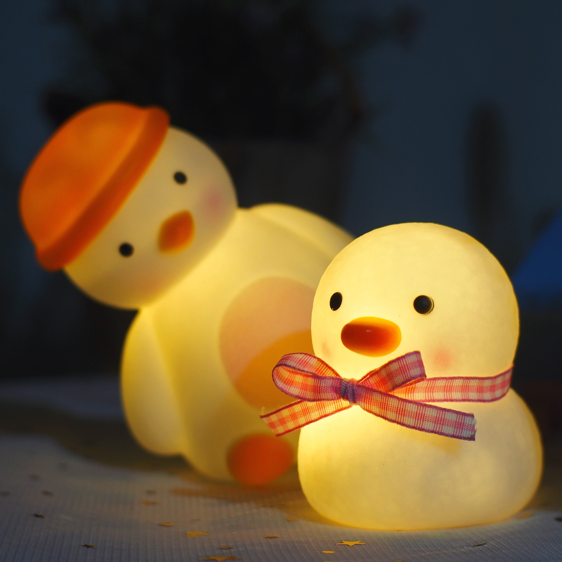 Popular Led Vinyl Small Night Lamp Duck Cartoon Ins Creative Night Market Stall Supply Night Market Children's Luminous Toys Popular Led Vinyl Small Night Lamp Duck Cartoon Ins Creative Night Market Stall Supply Night Market Children's Luminous Toys