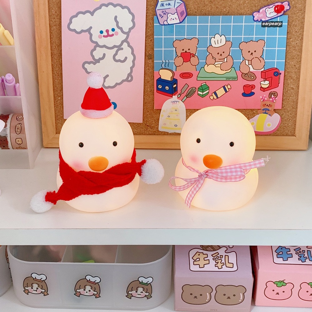 Popular Led Vinyl Small Night Lamp Duck Cartoon Ins Creative Night Market Stall Supply Night Market Children's Luminous Toys Popular Led Vinyl Small Night Lamp Duck Cartoon Ins Creative Night Market Stall Supply Night Market Children's Luminous Toys