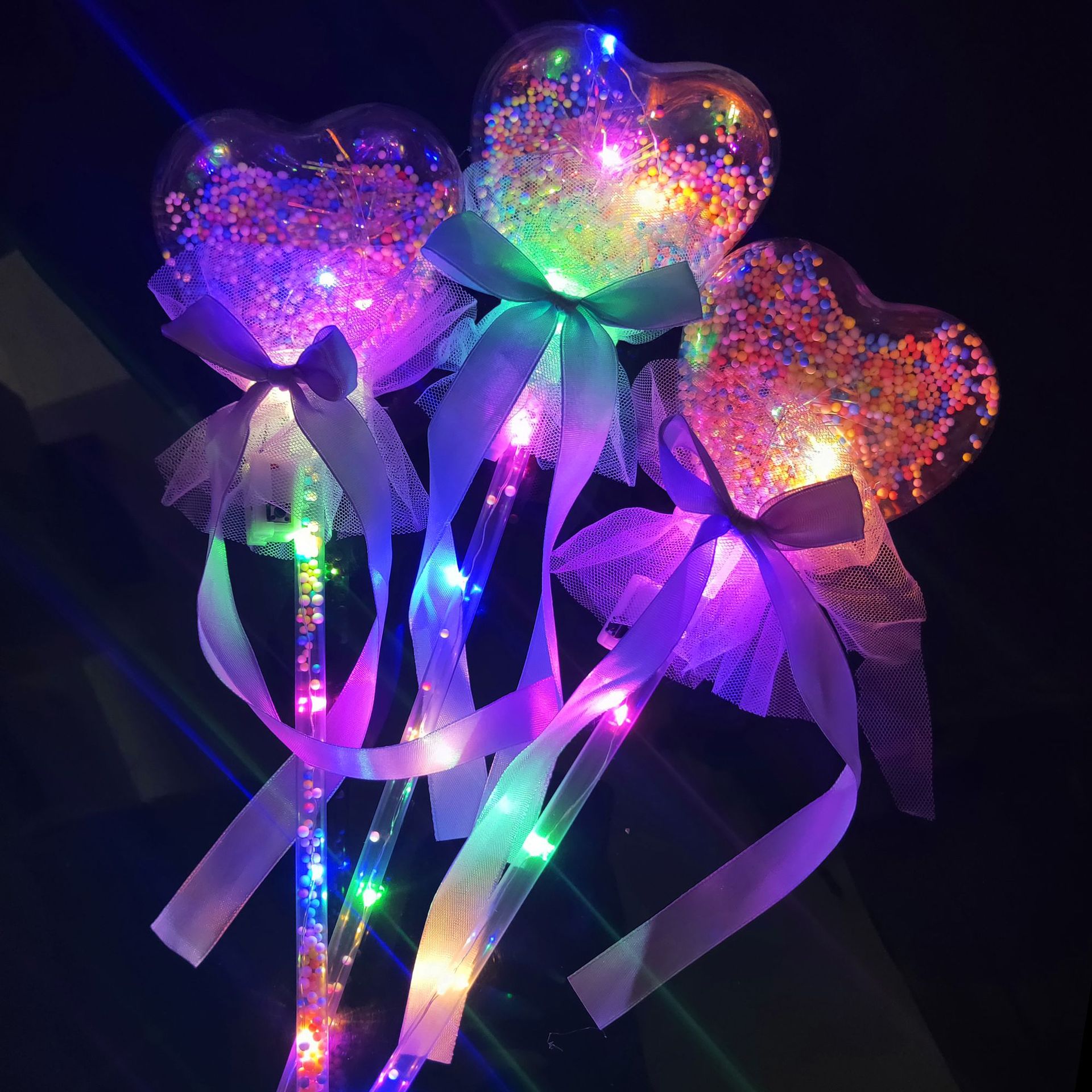 New LED Flash Bounce Ball Love Star Glow Stick Children's Luminous Toys Stall Star Sky Ball Magic Wand New LED Flash Bounce Ball Love Star Glow Stick Children's Luminous Toys Stall Star Sky Ball Magic Wand