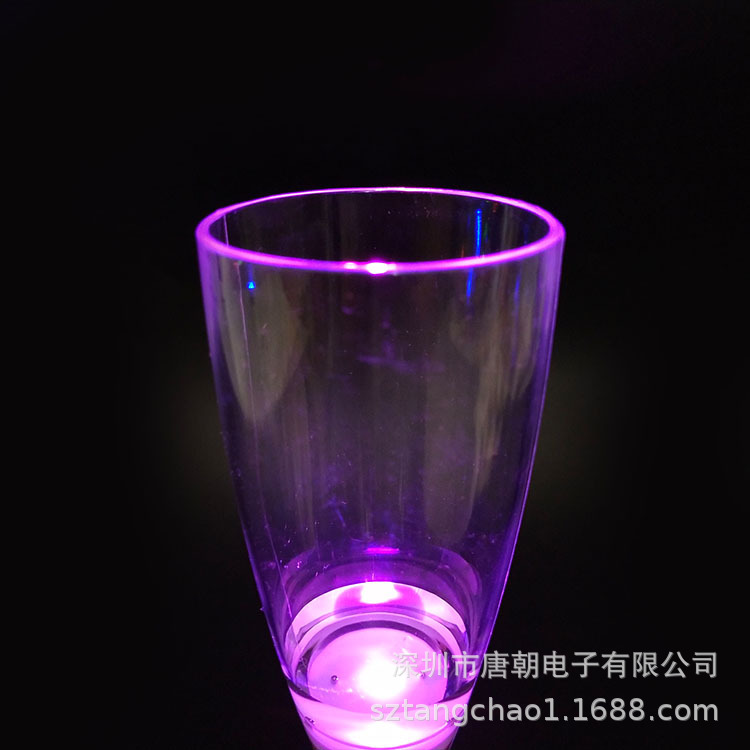 Luminous Cup  Champagne Glass PS Champagne Glass European and American Party Led Plastic Champagne Cup Champagne Glass