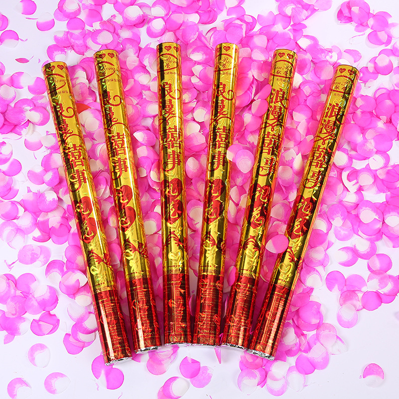 Wedding, Marriage Salute Ceremony Opening Ceremony Salute Handheld Fireworks Tube Petal Rain Fireworks Tube Bar Fireworks