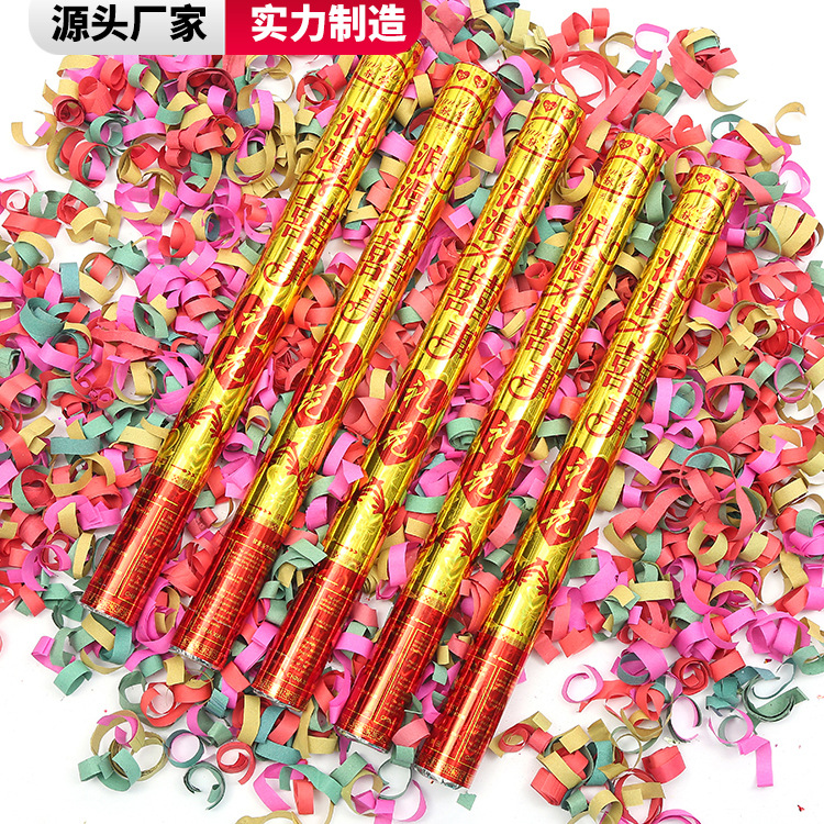 Wedding, Marriage Salute Ceremony Opening Ceremony Salute Handheld Fireworks Tube Petal Rain Fireworks Tube Bar Fireworks