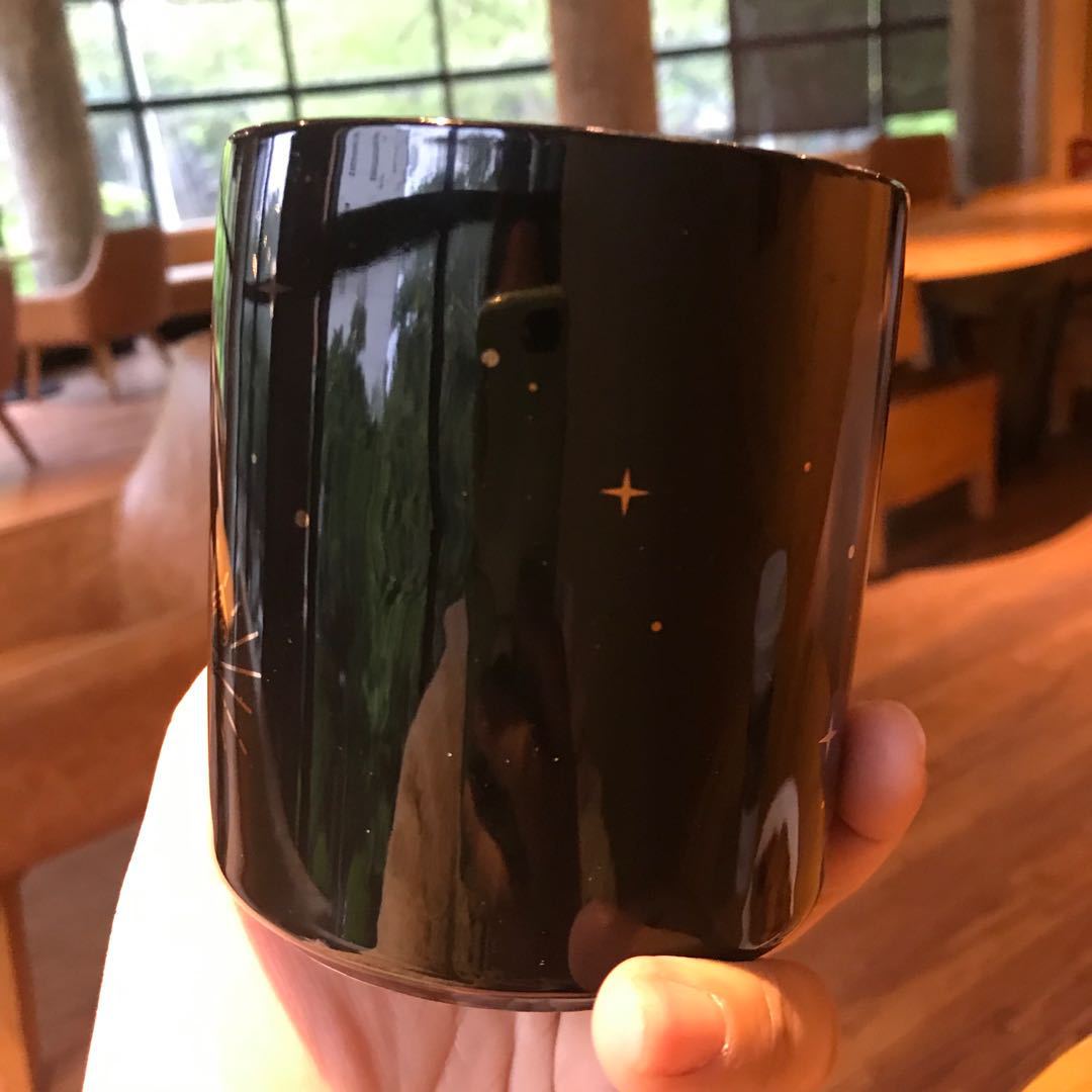 One Product Dropshipping 2019 Limited Late Night Starry Cup Star Wind Fireworks Bloom Black Mug Coffee Cup