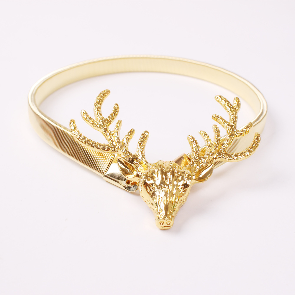 Aliexpress new metal deer head curtain buckle spring curtain buckle Christmas home deer curtain strap in stock