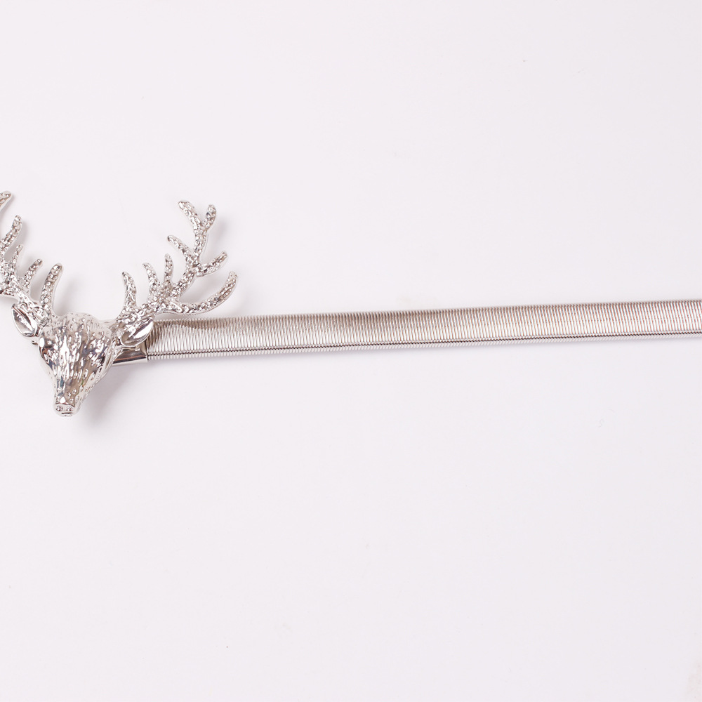 Aliexpress new metal deer head curtain buckle spring curtain buckle Christmas home deer curtain strap in stock