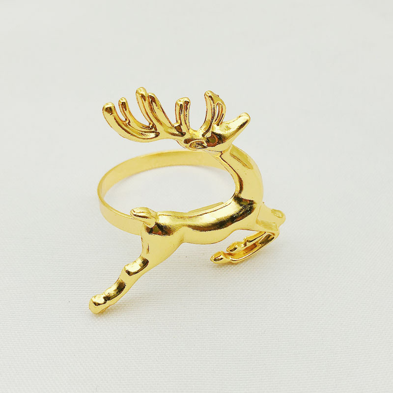 Hotel Christmas deer gets ring metal rings ring wholesale Hotel Christmas deer gets ring metal rings ring wholesale