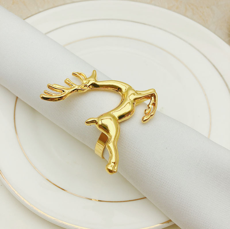 Hotel Christmas deer gets ring metal rings ring wholesale Hotel Christmas deer gets ring metal rings ring wholesale