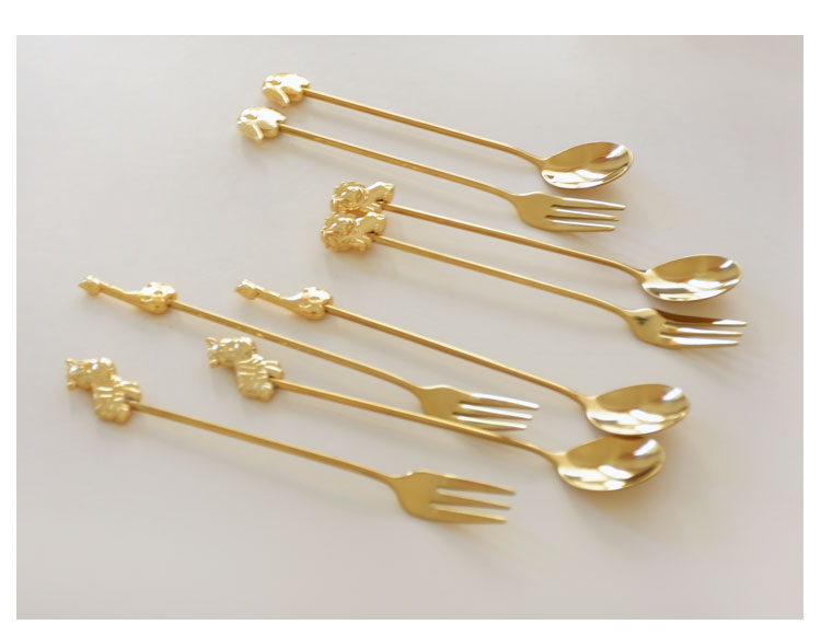 Metal Deer Japanese Creative Animal Coffee Spoon Home Children Cute Cake Fork Coffee Stir Spoon Elephant Giraffe Metal Deer Japanese Creative Animal Coffee Spoon Home Children Cute Cake Fork Coffee Stir Spoon Elephant Giraffe