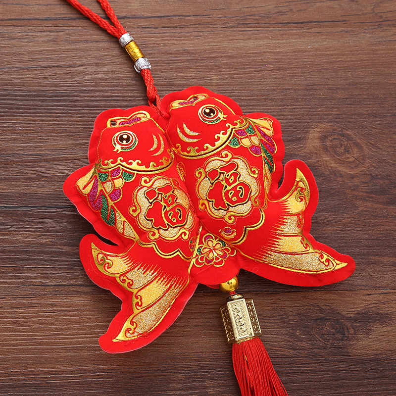 New Spring Festival Lucky Bag String Chinese Style New Year Decoration Yuan Bao Fu String New Year festival pendant New Spring Festival Lucky Bag String Chinese Style New Year Decoration Yuan Bao Fu String New Year festival pendant