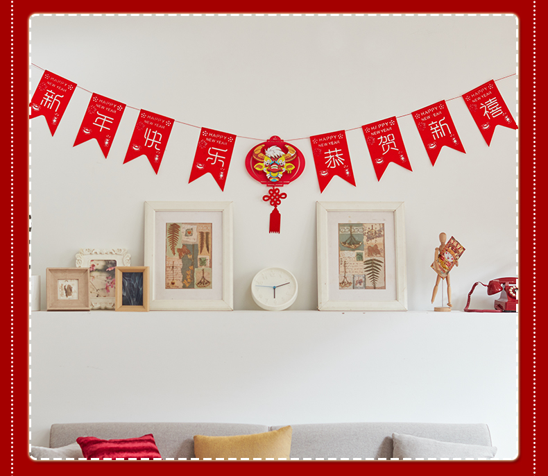 festival pendant New Year Hanging Flag Store Layout Shopping Mall Festival Dress up New Year Latte Art Pendant festival pendant New Year Hanging Flag Store Layout Shopping Mall Festival Dress up New Year Latte Art Pendant
