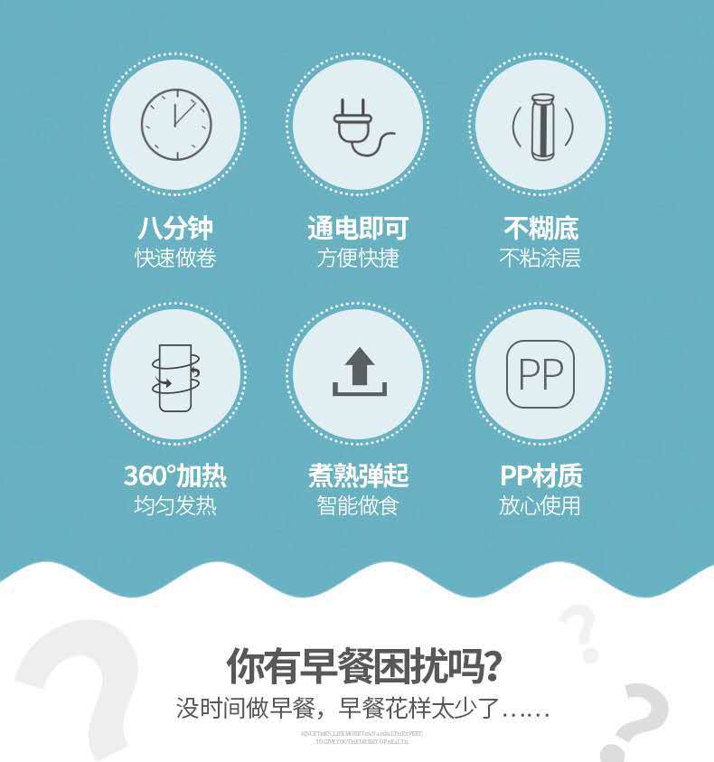 Egg Cup Waffle Cone Maker Breakfast Machine Egg Coated Sausage Machine Household Automatic Egg Sausage Small Convenient Omelet Tool Large Quantity Low Price