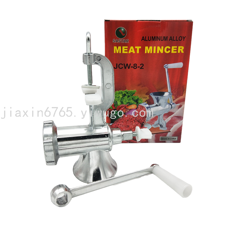 Manual Aluminum Alloy Sausage Filler Household Meat Grinder Homemade Sausage Machine Sausage Machine Chopping Pepper Grinding Stir Vegetable Cracker