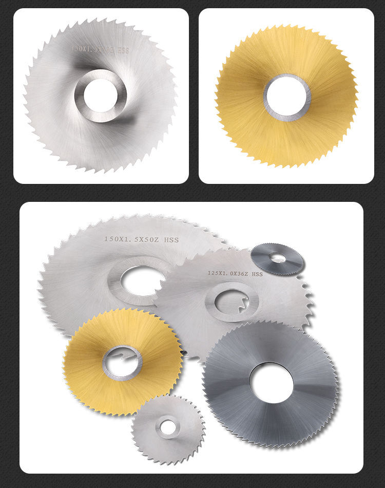 Brand H2high Speed Steel Saw Blade Cutter White Steel Cutting Milling Cutter 110 125 150 160 Brand H2high Speed Steel Saw Blade Cutter White Steel Cutting Milling Cutter 110 125 150 160