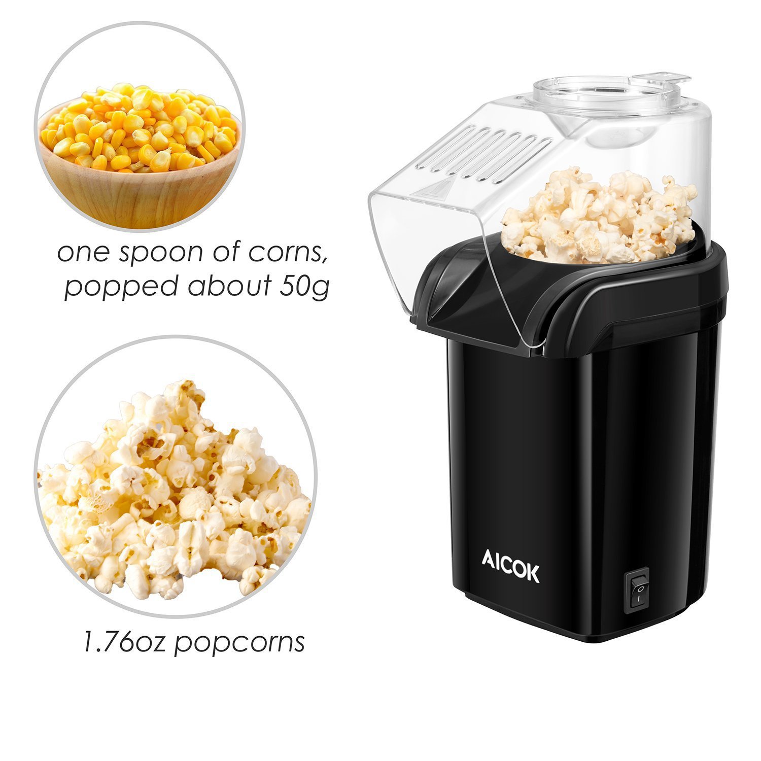 Mini Popcorn Machine Children 'S Electric Household Small Household Appliance Machine Automatic Popcorn Machine Foreign Trade European And American Regulations