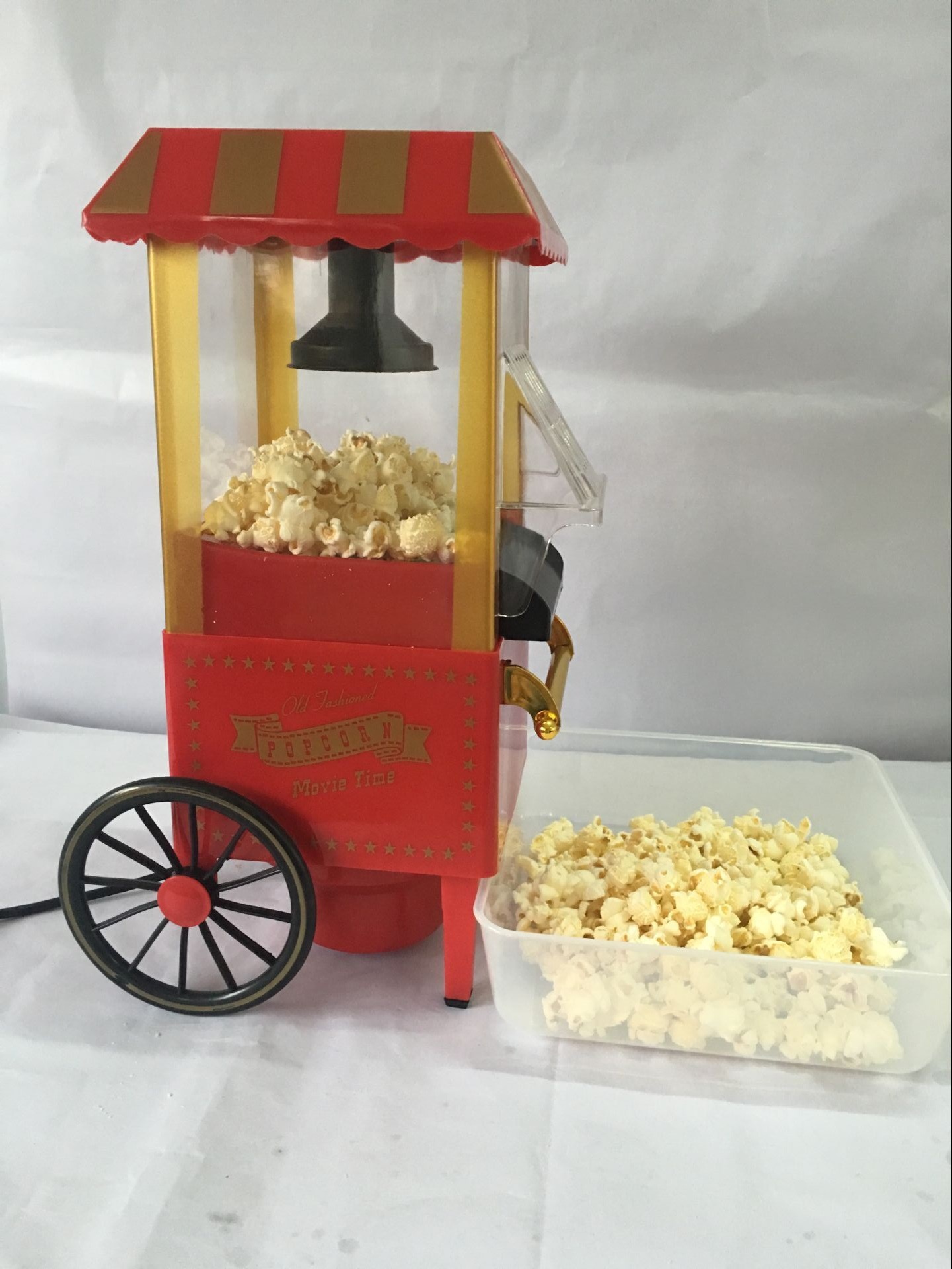 Household Trolley Popcorn Machine Creative Gifts Family Popcorn Machine Factory Foreign Trade European and American Standard Factory Wholesale Household Trolley Popcorn Machine Creative Gifts Family Popcorn Machine Factory Foreign Trade European and American Standard Factory Wholesale