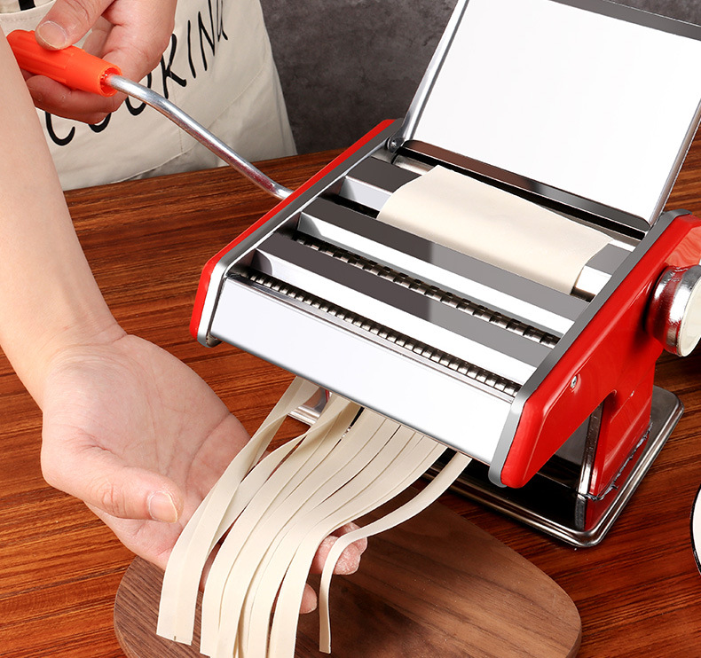 Noodle Maker Household Multi-Functional Three-Knife Stainless Steel Manual Noodles Dumpling Wrapper Machine Noodle Press Wholesale Noodle Maker Household Multi-Functional Three-Knife Stainless Steel Manual Noodles Dumpling Wrapper Machine Noodle Press Wholesale