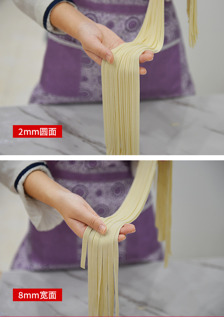 Household Noodle Machine Small Multi-Functional Noodle Press Manual Stainless Steel Dough Rolling Machine Dumpling Wonton Skin Machine