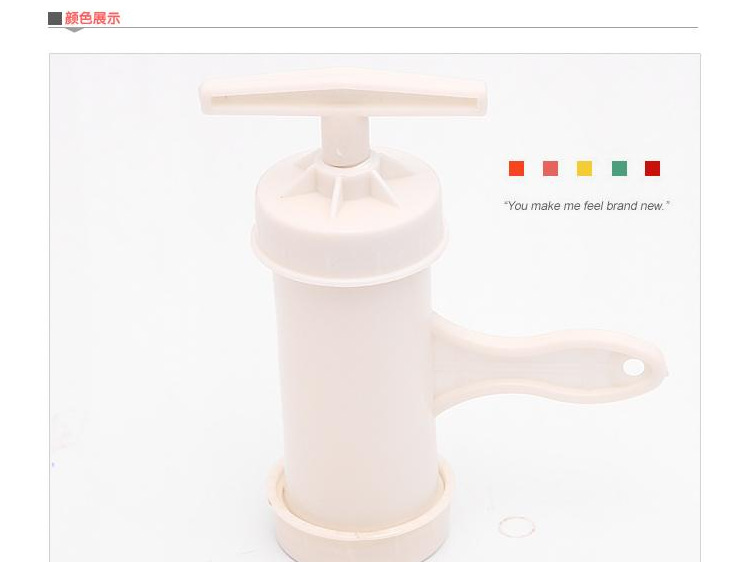 Fengren Multi-Functional Plastic Noodle Press Small Hand-Operated Noodle Maker Kitchen Household Manual Plastic Noodle Squeezer