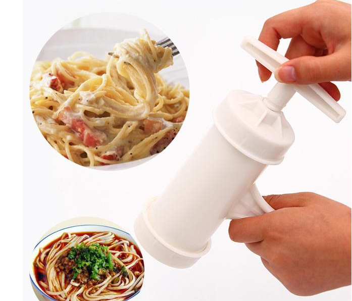 Fengren Multi-Functional Plastic Noodle Press Small Hand-Operated Noodle Maker Kitchen Household Manual Plastic Noodle Squeezer
