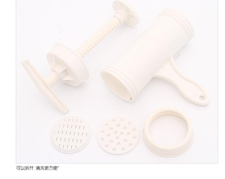 Fengren Multi-Functional Plastic Noodle Press Small Hand-Operated Noodle Maker Kitchen Household Manual Plastic Noodle Squeezer