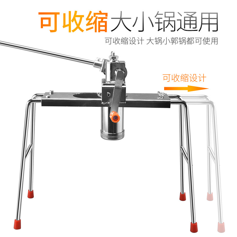 Wholesale Household Buck Wheat Noodle Maker Manual Baking Vermicelli Noodle Press Heluo Machine Noodle Pressing Machine Stainless Steel Buck Wheat Noodle Maker