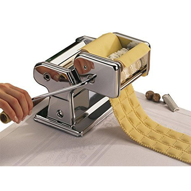 Household Multi-Functional Split Noodle Press Stainless Steel Manual Snack Mold Dumpling Wrapper ABS Stamper Factory Direct Sales