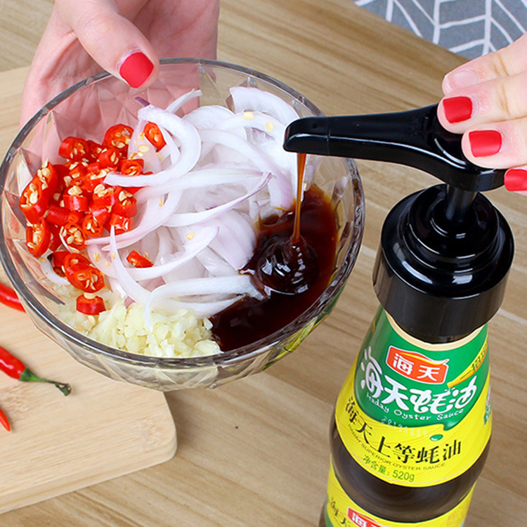 Kitchen Fuel Consumption Squeeze Oyster Sauce Press Oyster Sauce Bottle Head Tomato Sauce Press Nozzle Nozzle Oyster Sauce Bottle Nozzle Pump Head Squeezing Machine