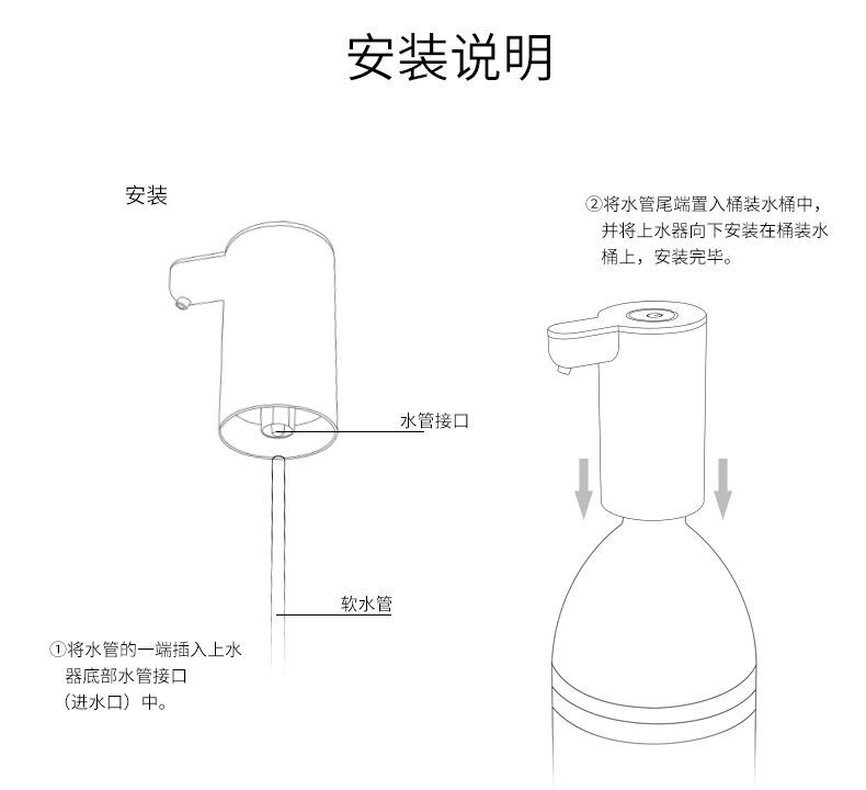Factory Wholesale Barreled Water Pump Electric Drinking Water Mineral Water Automatic Water Dispenser Rechargeable Household Water-Absorbing Machine Factory Wholesale Barreled Water Pump Electric Drinking Water Mineral Water Automatic Water Dispenser Rechargeable Household Water-Absorbing Machine