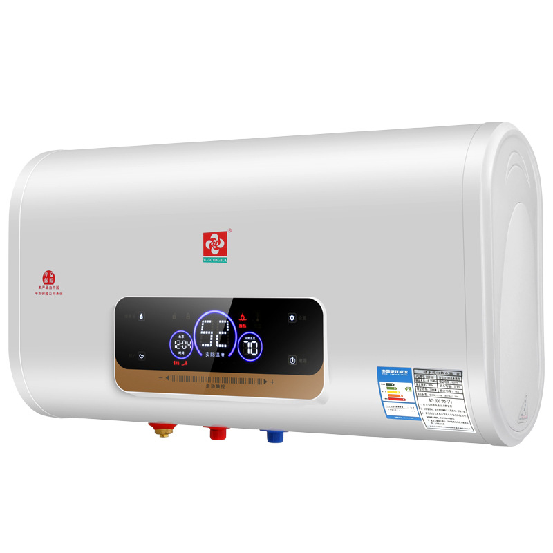 Wholesale Household Electric Water Heater Energy-Saving Quick-Heating Water Storage Type Demand Water Heaters Frequency Conversion round Barrel Flat Pass Bath Machine