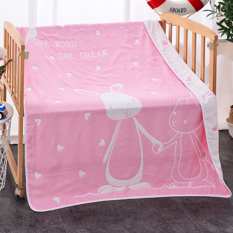 Bamboo Fiber 6-Layer Gauze Baby Quilt Baby Home Textile Baby&#039;s Bath Towel Six-Layer Jacquard Gauze Children&#039;s Duvet