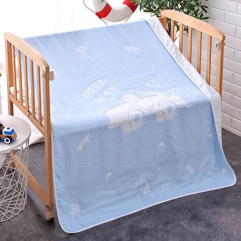 Bamboo Fiber 6-Layer Gauze Baby Quilt Baby Home Textile Baby&#039;s Bath Towel Six-Layer Jacquard Gauze Children&#039;s Duvet