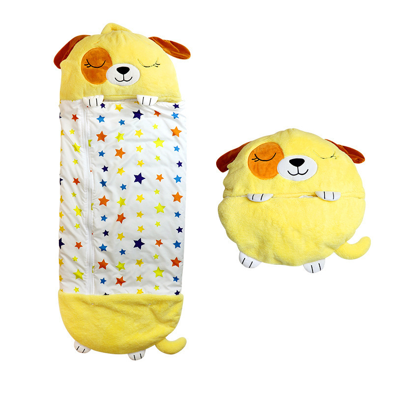Factory in Stock Happy Nappers Cross-Border Amazon Sleeping Bag Children&#039;s Cartoon Animal Children Sleeping Bag Quilt