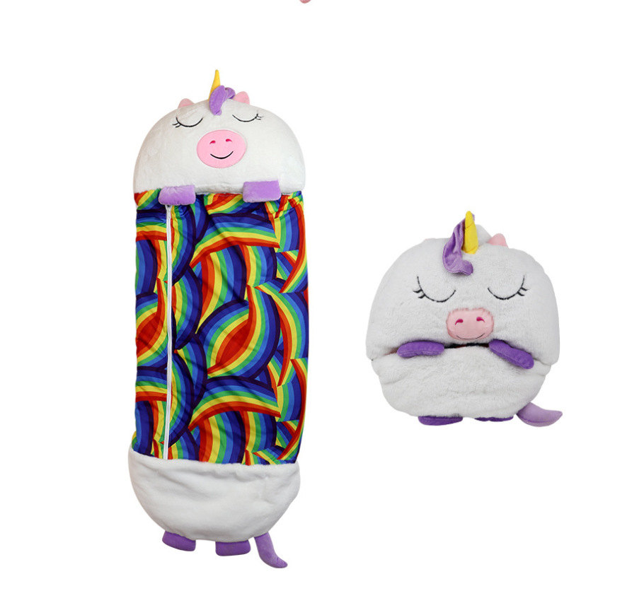 Factory in Stock Happy Nappers Cross-Border Amazon Sleeping Bag Children&#039;s Cartoon Animal Children Sleeping Bag Quilt