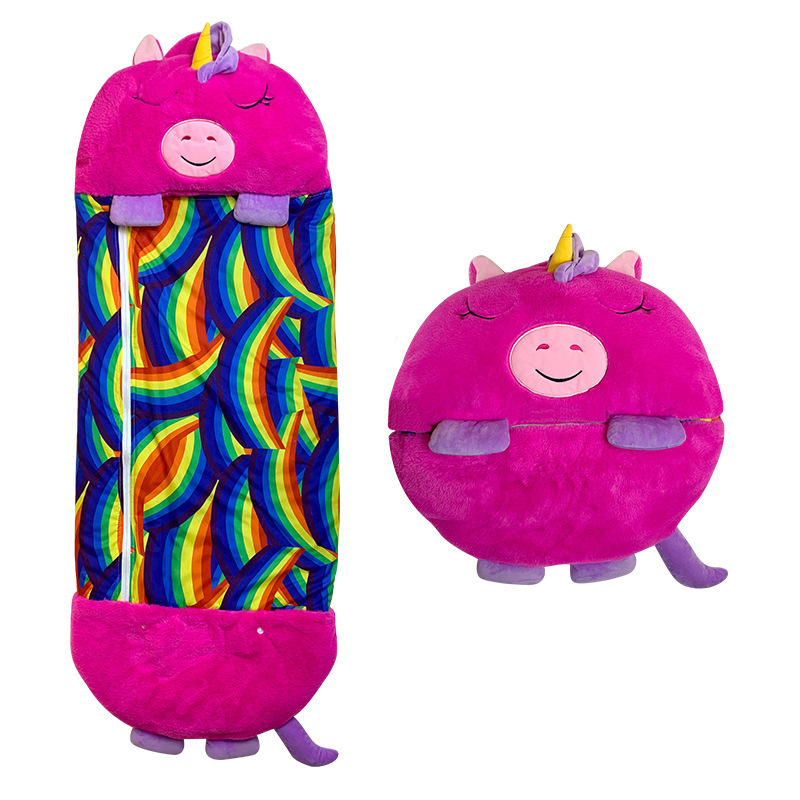 Factory in Stock Happy Nappers Cross-Border Amazon Sleeping Bag Children&#039;s Cartoon Animal Children Sleeping Bag Quilt