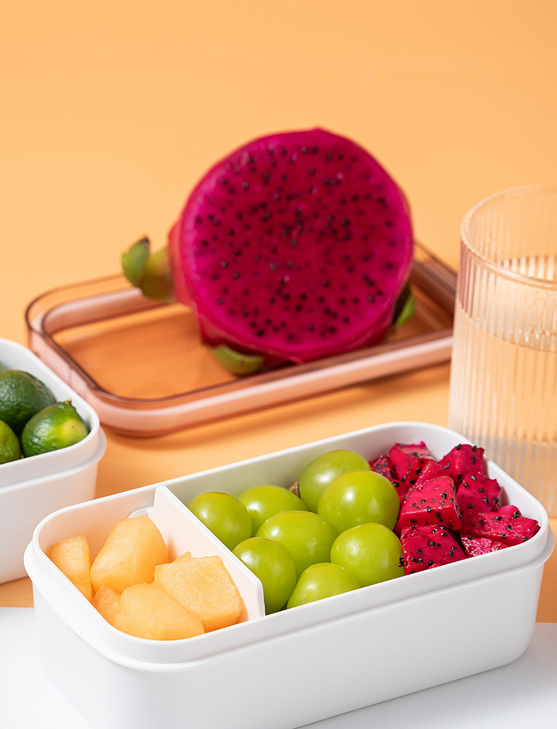 Refrigerator Storage Box Food Grade Refrigerator Dedicated Fresh-Keeping Box Kitchen Finishing Box Household Refrigerator Storage Microwaveable